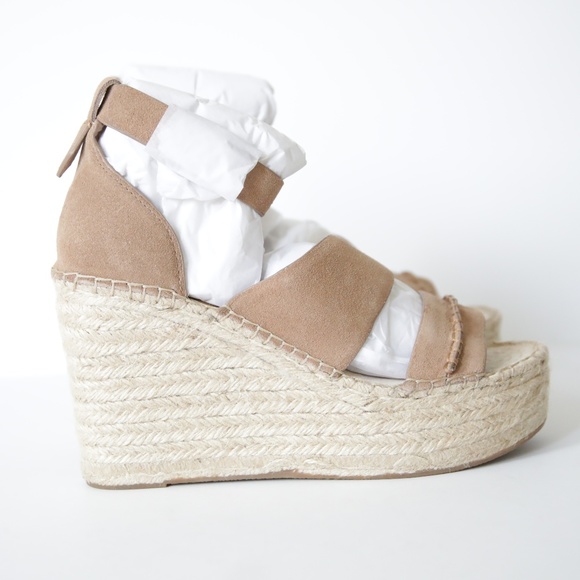 Dolce Vita Simi Suede Ankle Strap Wedge Sandal 9.5 NEW - Picture 6 of 8